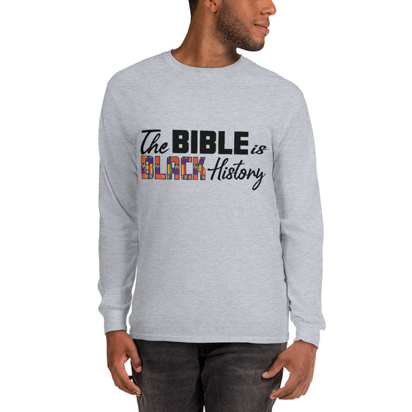 The Bible is BH Long Sleeve Shirt WG